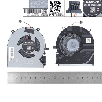 Вентилятор HP Victus 16-D 16T-D 16-E TPN-Q263 TPN-Q264 60W, (5V CPU Fan, M75721-001, NS75C06-20K19, [ID: 2565999735]