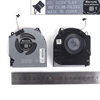 Вентилятор для HP Victus 16-D 16T-D 16-E TPN-Q263 TPN-Q264 80W, (GPU Fan, M54776-001, NS75C06-20K22, ) [ID: 2573847430]