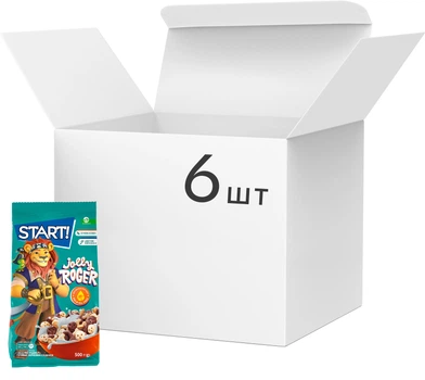 Упаковка сухого завтрака Start Веселый Роджер 500 г х 6 шт