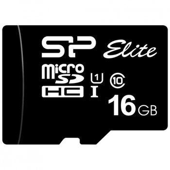 Карта памяти Silicon Power 16Gb microSDHC UHS-I class 10 (SP016GBSTHBU1V10SP) (160060)