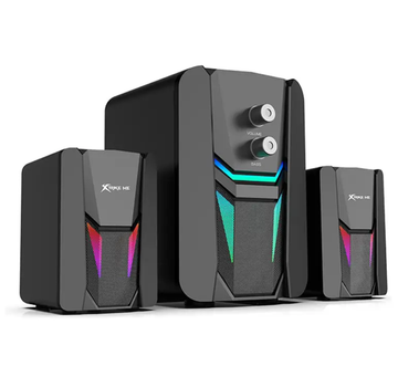 Комп'ютерні колонки Xtrike ME Wired Speaker SK-612 RGB, чорні