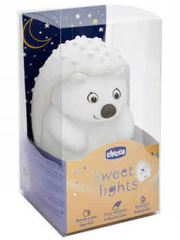 Нічник Chicco Sweet Lights Їжачок Білий (8058664138289)