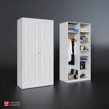Шафа Мадрид модуль M2-V1 (100х53х203.2) Білий
