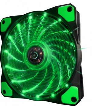 Кулер для корпуса Frime Iris LED Fan 15LED Green (FLF-HB120G15)