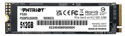 Накопичувач SSD M.2 2280 512Gb AMD R3 (R3MP30512G8)