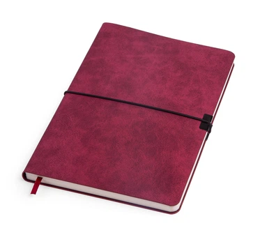 Записная книжка А5 недатированная, в линию Paperbook Toscano Красная