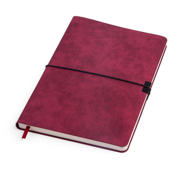 Записная книжка А5 недатированная, в линию Paperbook Toscano Красная