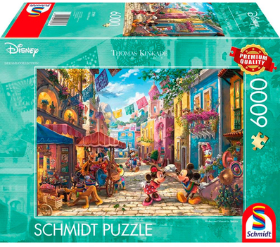 Puzzle Schmidt Spiele Disney Mickey & Minnie in Mexico 6000 elementów 57397 (4001504573973)