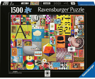 Puzzle Ravensburger Eames Collectors Edition - House of Cards 1500 elementów 12000428 (4005555004288)