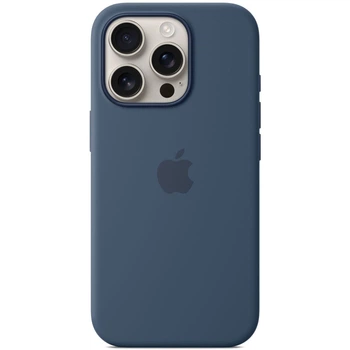 Чохол Silicone Case with MagSafe для Apple iPhone 16 Pro (MYYK3) Denim