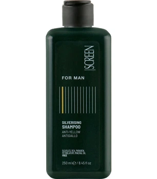 Шампунь против желтизны для седых и светлых волос Screen For Man Silverising Shampoo 250 мл