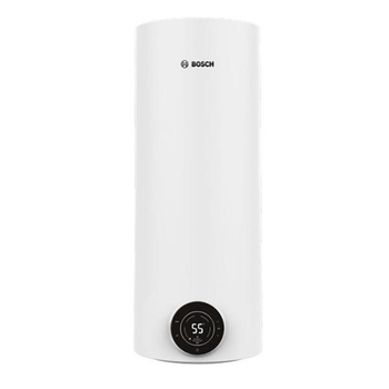 Водонагрівач електртчний BOSCH круглий слім Tronic 4000T 50 л 1,5 кВт сухий тен вертикальний монтаж електронне керування B білий 7736507575
