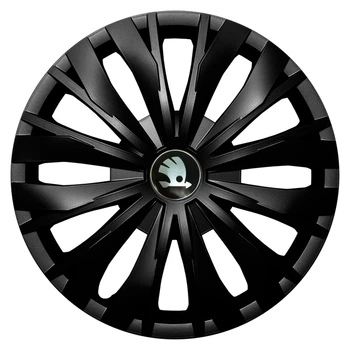 Колпаки Jawoplast Optic Black R15 Skoda (Комплект 4 шт.)