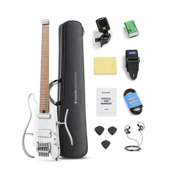 Silent гитара Donner HUSH-X PRO White