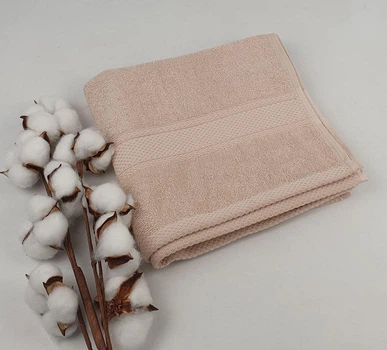Рушник Homeline бордюр 50x90 Light-beige (400гр/м2)