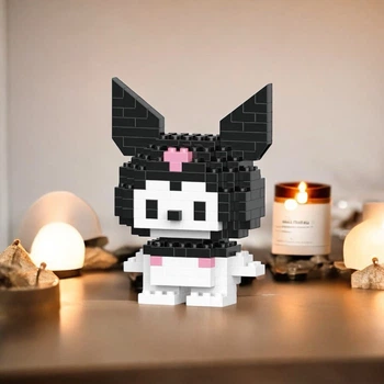 3D конструктор из миниблоков фигурка "Куроми" Bricks 151 детали детский пиксельные блоки 7.2 см