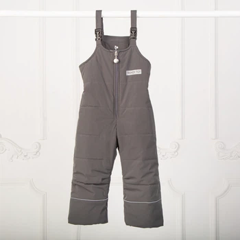 Комбінезон зимовий на шлейках для хлопчиків Trendy Tot 03-01517 сірий темний 92 см (2 роки)