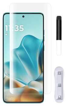 Защитное стекло DK для Motorola Edge 60 Fusion | UV Curved (020981) (clear)
