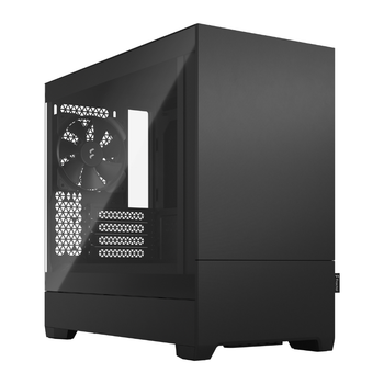 Компьютерный корпус Fractal Design Pop Mini Silent TG, черный, стекло, без БП
