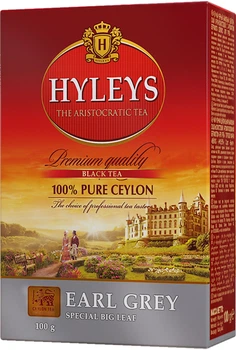 Чай чорний Hyleys Earl Grey курпнолистовий з Бергамотом 100 г (4791045003182)