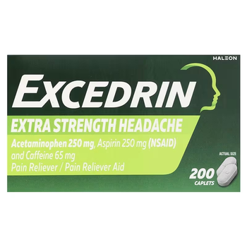 Екседрін екстра Excedrin Extra сильний каплет від головного болю №200
