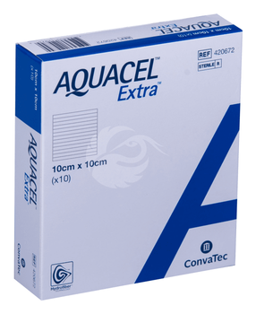 Ранева пов'язка ConvaTec Aquacel Extra 10х10 см