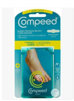 Пластир Compeed Corn Plaster Medium для сухих мозолів зволожуючий 6 шт