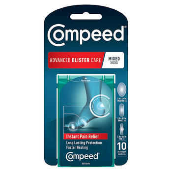 Комплект Мікс розмірів Compeed Advanced Blister Care Mixed sizes 10 шт.