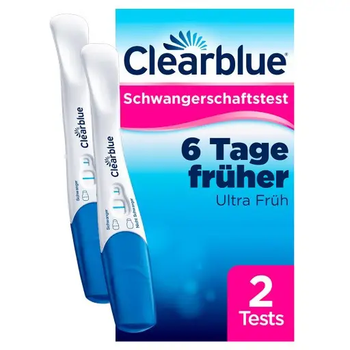 Цифровий тест на вагітність (не показує кількість тижнів), Clearblue, 2 шт