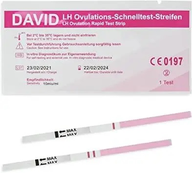 Тест на овуляцію David LH Ovulations червона упак.