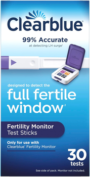 Набір тестів для моніторингу фертильності Clearblue Full fertile window 30 шт