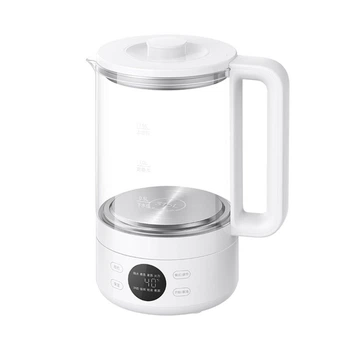 Заварочный чайник с регулировкой температуры Mijia Smart Health Kettle S1, пластик+стекло+нержавеющая сталь, 1.5 л, Белый (MDS2A0)