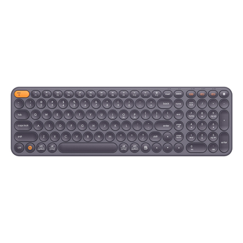 Беспроводная бесшумная клавиатура Baseus K01B Wireless Tri-Mode Keyboard Frosted Grey (B00955504833-00)