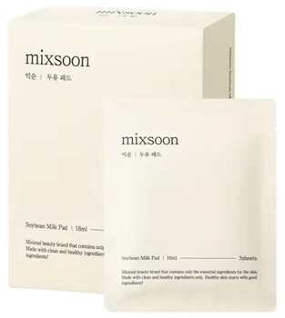 Maseczka do twarzy Mixsoon Pad odżywcza z mlekiem sojowym 3 szt (8809732911446)
