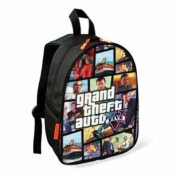 Рюкзак детский GTA Grand Theft Auto школьный /спортивный/городской 34х27см для мальчика (1604)