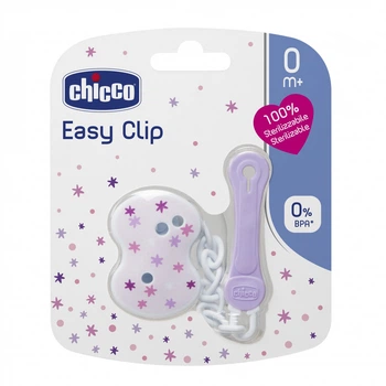 Карабин для пустышки Pink Chicco 1 шт. (8003670818571)