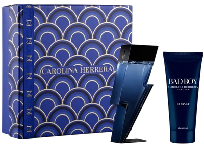 Набір для чоловіків Carolina Herrera Bad Boy Cobalt Парфумована вода 100 мл + Гель для душу 100 мл (8411061092521)