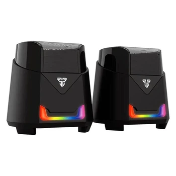 Колонки Fantech проводные для ПК ноутбука 6Вт RGB USB/AUX компьютерная акустика (GS205 )