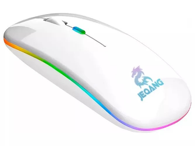Wireless Миша JEQANG JW-AP02 led Колір Бiлий
