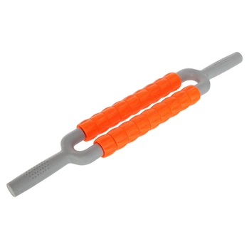 Массажер-палка роликовый антицеллюлитный 18 массажеров Massager Bar SP-Sport Оранжевый FI-6197