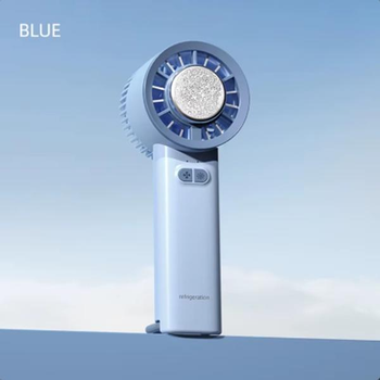 Вентилятор ANCREU Mini handheld fan Cool Wind blue USB Type-C з функцією охолодження, 1800 mAh