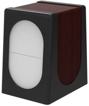 Диспенсер для бумажных салфеток настольный Dayco 900680BW металл/пластик черный