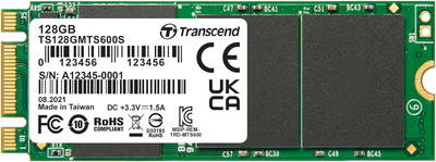 SSD диск Transcend MTS600S 128GB M.2 2260 SATAIII MLC NAND (TS128GMTS600S)