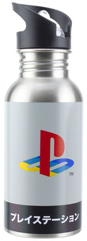 Пляшка для води Paladone Playstation Heritage сталева 500 мл (5055964788728)
