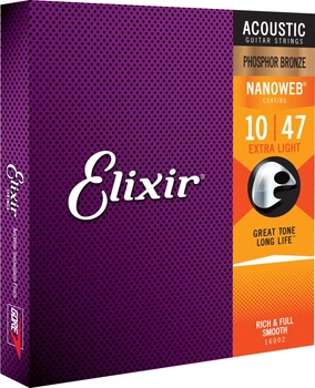Струни для акустичних гітар Elixir PB NW EL (240661)