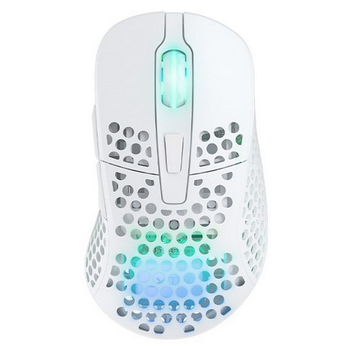 Мышь Xtrfy M4, WL/USB-A, RGB, белый