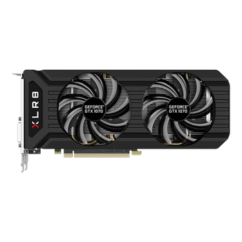 Відеокарта PNY GTX 1070 XLR8 Gaming OC 8GB GDDR5 (VCGGTX10708XGPB-OC-BB), Б/в