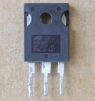 Транзистор STW40N95K5 ( 40N95K5 )(замена для STWA40N95DK5 , STW40N95DK5 ) оригинал демонтаж, TO247 б/у