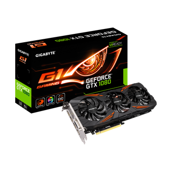 Відеокарта Gigabyte GeForce GTX 1080 G1 Gaming 8GB GDDR5X (GV-N1080G1 GAMING-8GD)