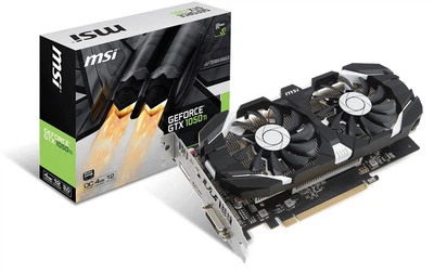 Відеокарта MSI GeForce GTX 1050 Ti 4GB OC GDDR5 (GeForce GTX 1050 Ti 4GT OC), Б/в